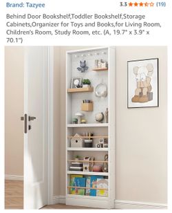Behind-door shelf