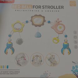 Brand New! Baby Activity Arch Toy Bar for Stroller, Bassinets and Car Seat, Adjustable Crib Toys Hanging Attachment, Sensory Development Toys 