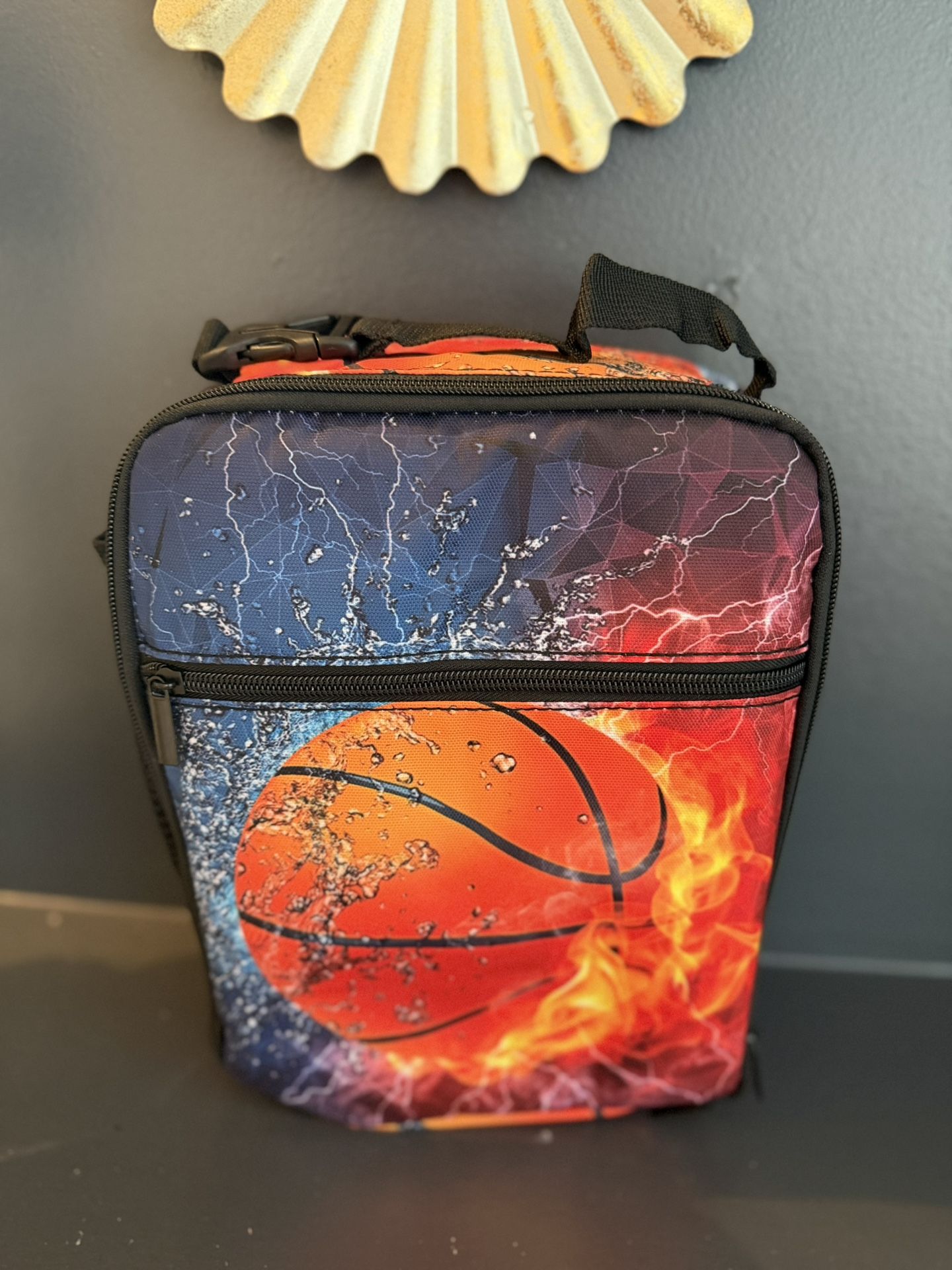 Cool Basketball Lunch Box for Kids Teens Leakproof Insulated Cooler Work School