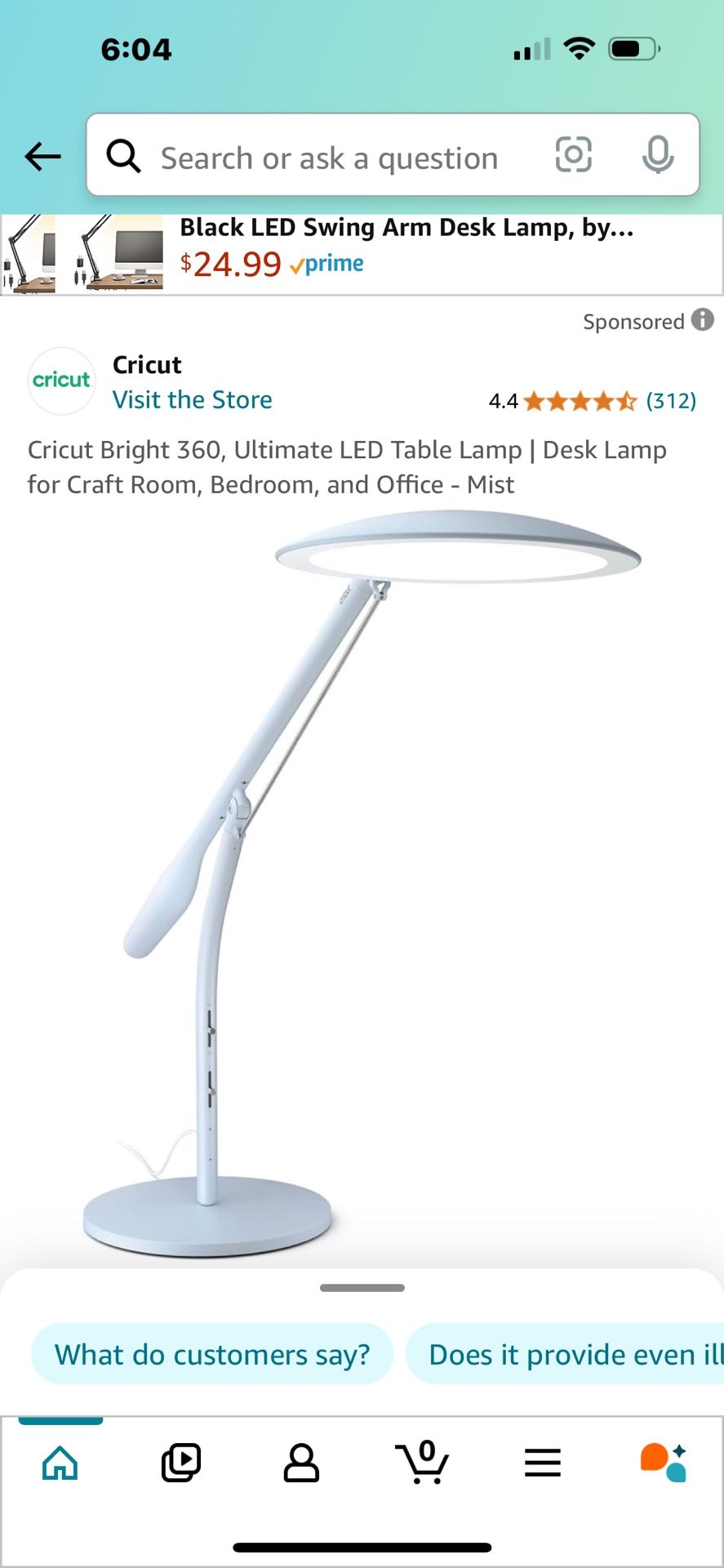 Cricuit Bright 360 Table Lamp NAMR Mist