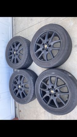 4 — 275/45r19 5x130 5x5.12 Stock Porsche Cayenne OEM wheels Rims Tires!