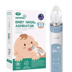 Growns BC023 Baby Nasal Aspirator Nose Sucker Nose Cleaner Rechargeable, White