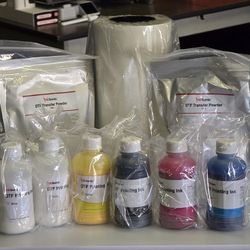 Inksonic DTF Ink - Complete starter pack wtih Powder and Film