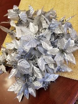 Silver Christmas garland