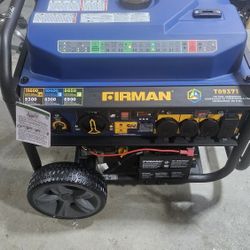 Firman Tru Fuel 11600w Generator Model: TO9371