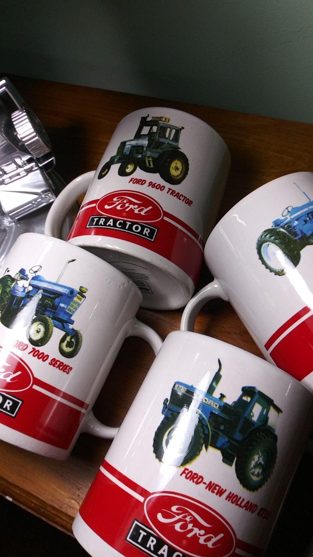 Ford Tractor Coffee cups sell all four as a set