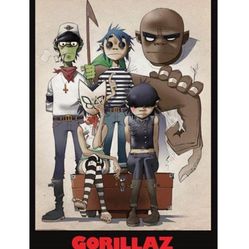 Gorillaz Family Portrait Poster