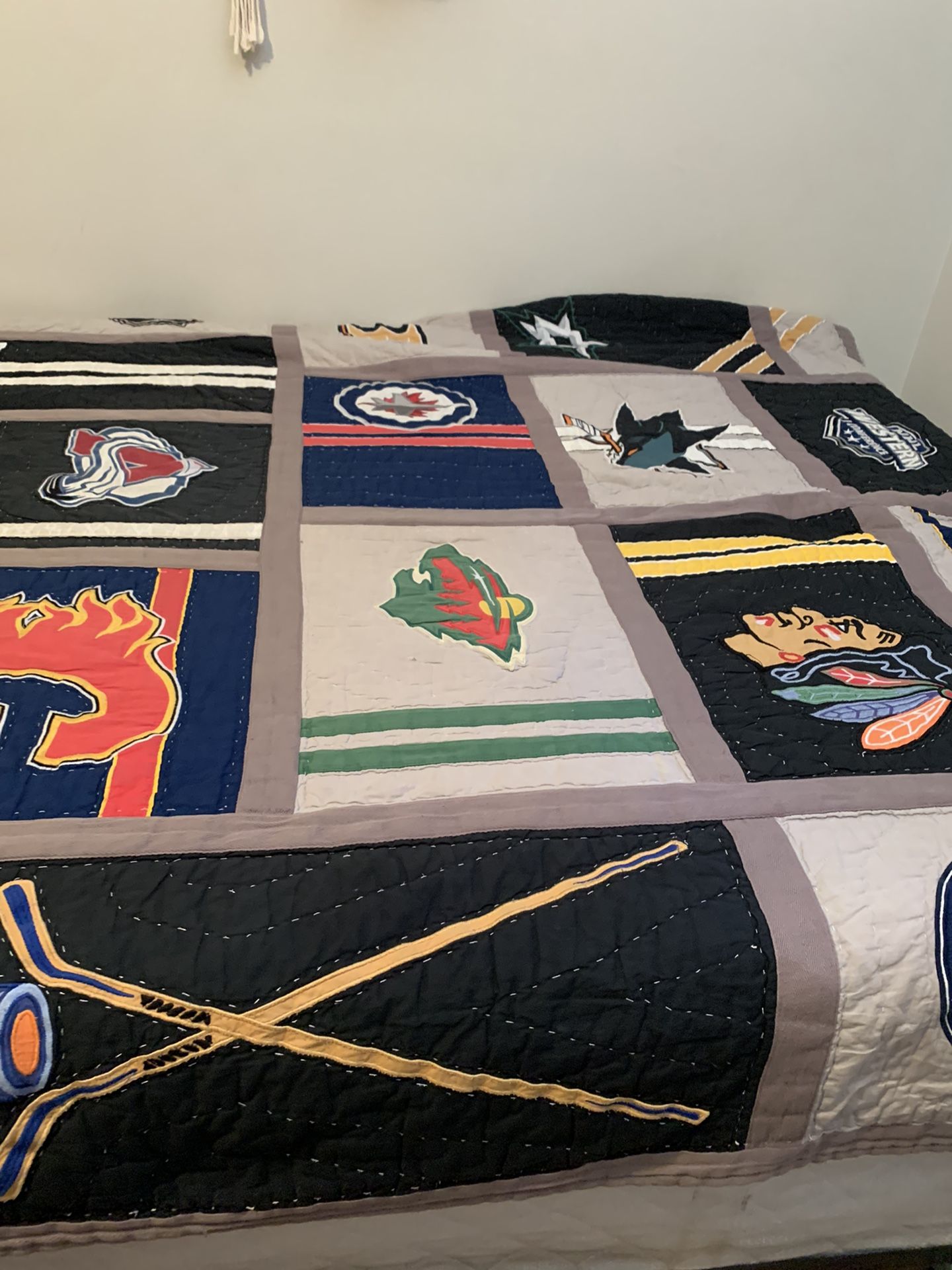 Pottery Barn Hockey Quilt