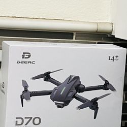 Brand New  DEERC Drone with Camera, D70 Drones with Camera for Adults 1080P HD