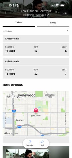 J Cole concert tickets