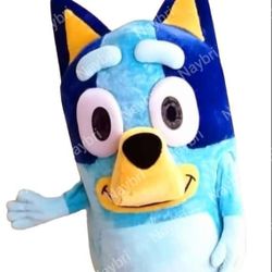 Bluey Mascot Costume For Sale Or R.E.n..t