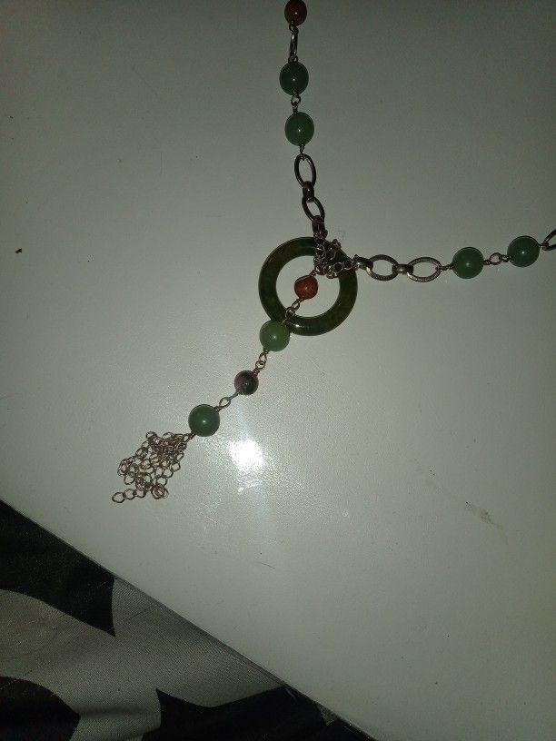 Early 1900s Jade Beaded Necklace