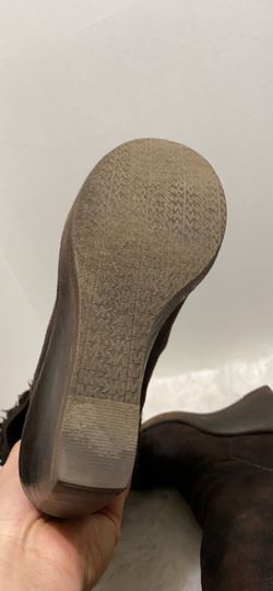 Micheal kors wedge tall boots brown size 8
