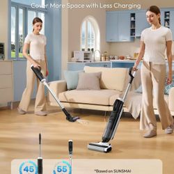 Wet Dry Vacuum Cleaner,Boost-Assisted Vacuum Mop,Equipped with Self-Cleaning System,Detachable Handheld Brush Head, Crevice Cleaning、 and Fabric Dusti
