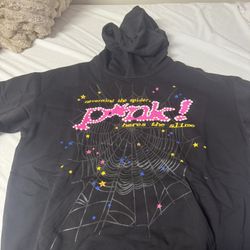 Pink Spider Hoodie