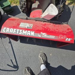 Craftsman 9 horse power 28" Two-stage snow Thrower model no. (contact info removed)31