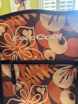 Large Tote Keep Cool Storage Bag for any occasion   Used 1 Time. Lightweight, easy-carry design for everyday use. Front zip pocket keeps essentials or