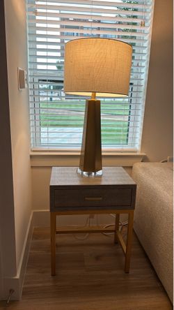 30” Table Lamp and side table