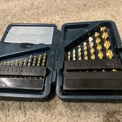 Bosch TI18 18-Piece Titanium Twist Drill Bits