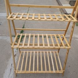 39x27 bamboo foldable plant stand