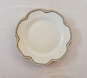 Haviland & Co Plates Schleiger 559 Limoges Yellow Flowers Antique