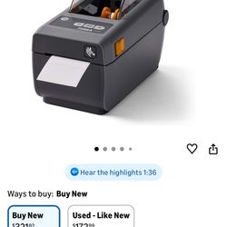 Zebra label printer new $150