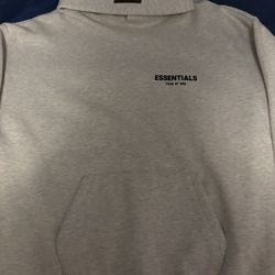 ESSENTIALS HOODIE LIGHT OATMEAL!!!