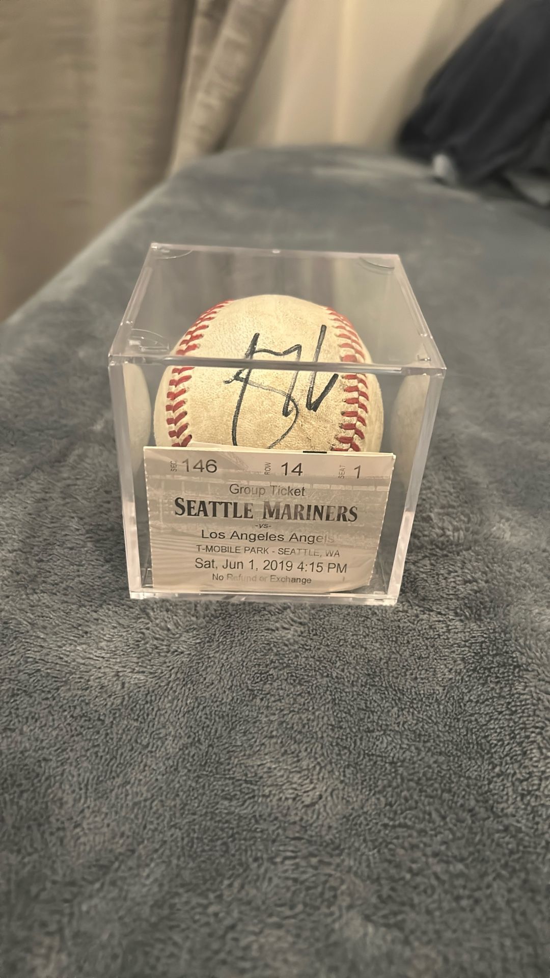 Mike Trout Signed Baseball