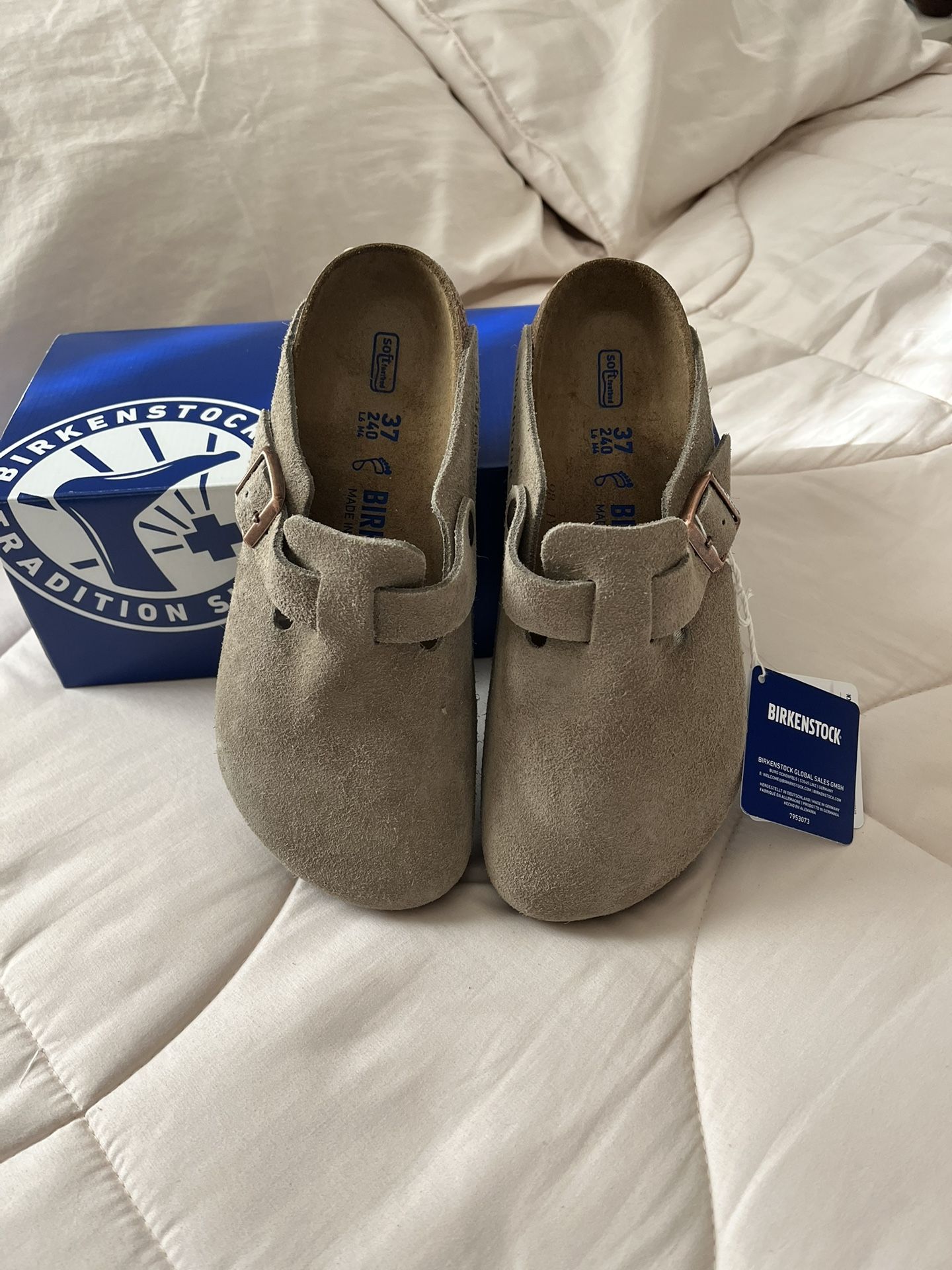 Birkenstock Taupe boston’s 