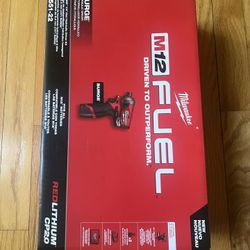 Milwaukee m12 Fuel #2551-22 Surge 1/4” Hydraulic Impact Driver kit