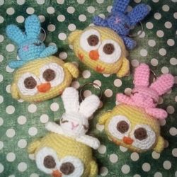 New, Hand Crocheted Keychain