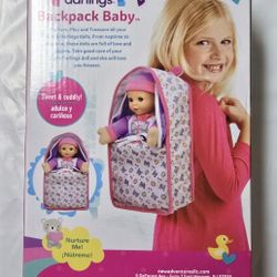 Little Darlings Backpack Baby Doll and Carrier