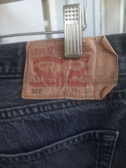 Levis 501 Jeans 34x29