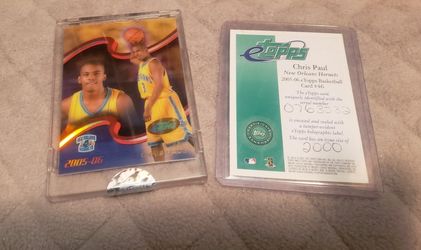 2005-2006 ETOPPS Limited Edition Gem Mint Chris Paul Phoenix Suns New Orleans Hornets Refractor Rookie Card #46 Certified