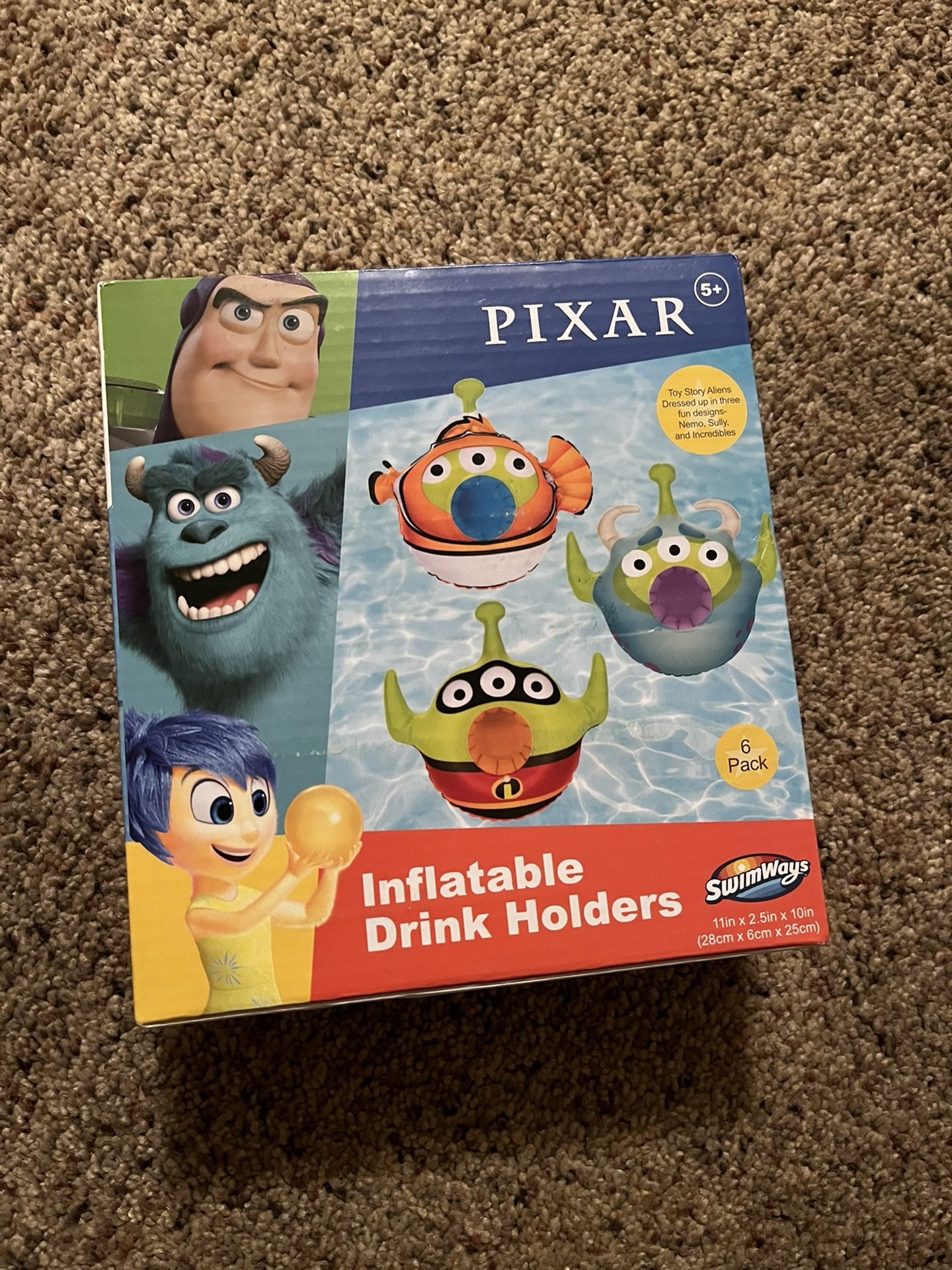 Inflatable Floating Pool Drink Holders, Toy Story Alien Mash-Up
