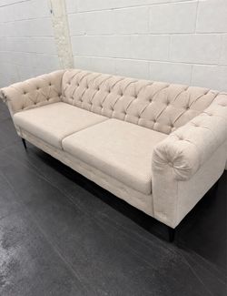 Cream Couch / Ivory Sofa