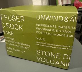 Fragrant volcanic stone diffuser