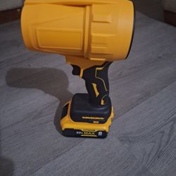 Soplador de Hojas Inalámbrico 20V (Herramienta Solo - Batería 1 Incluida) | Chorro a Alta Presión con 20,000 RPM, Construcción Robusta en Plástico Me