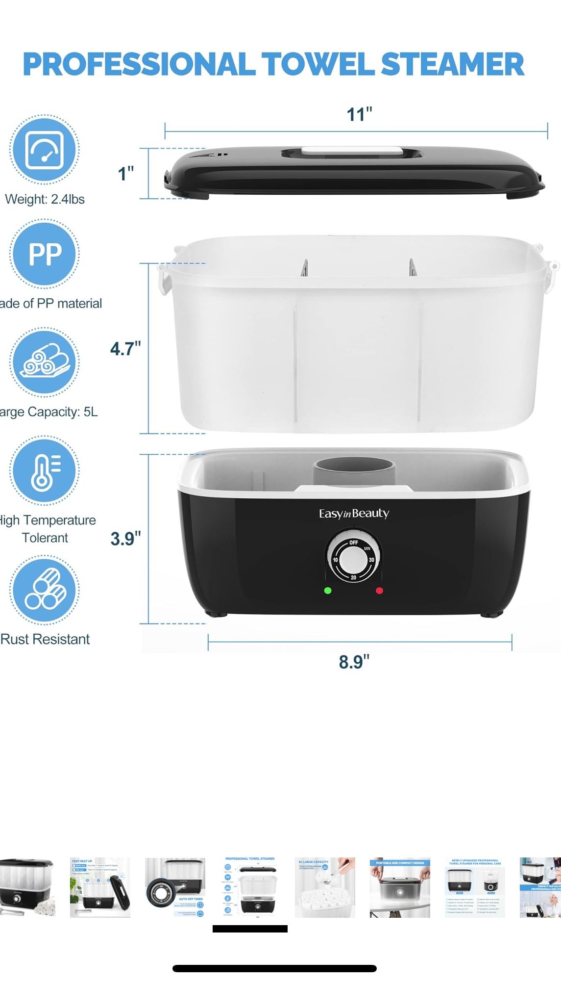 Professional Towel Steamer- Hand Towel Warmer