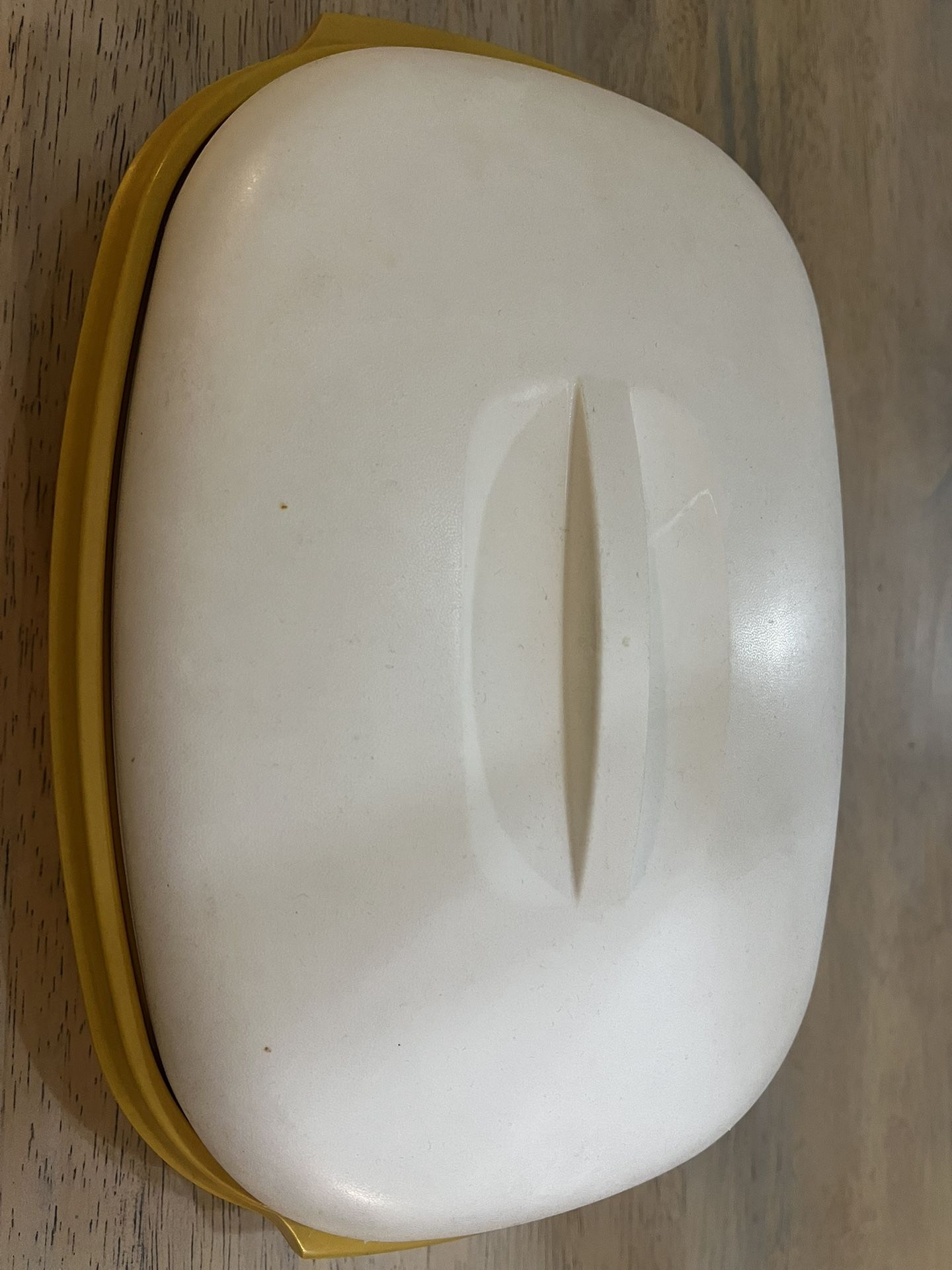 Vintage Tupperware Harvest gold Vegetable steamer