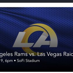 Raiders VS Rams 