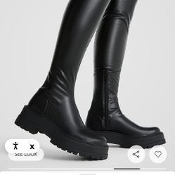 Stradivarius Wide Calve Boots (women’s Size 7)