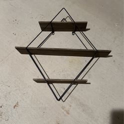 Diamond Shaped Shelf 3-shelf