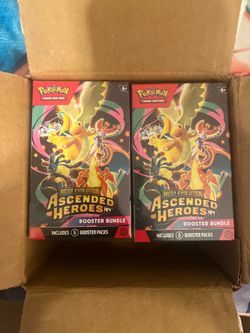 4x ascended heroes booster boxes for sale