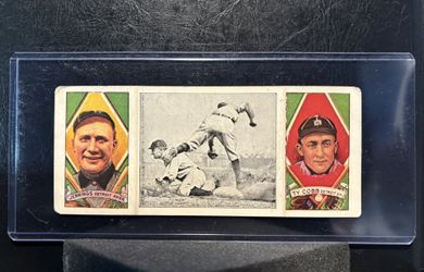 Ty Cobb 1912 Hassan Aged Reprint 