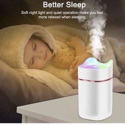 AFROG Ultrasonic Cool Mist Humidifiers for Bedroom - 1.4L Premium Humidifying Unit with Whisper-Quiet Operation, Automatic Shut-Off and 7 Color Night 
