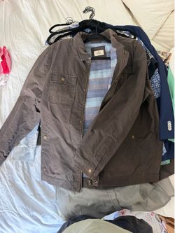 Marine Layer waxed coat