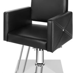 Artist Hand Salon Chair for Hair Stylist, Stylist Chair with Heavy Duty Hydraulic Pump, 360 Degrees Rolling Swivel