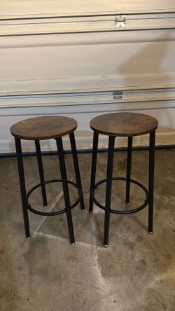 Two Barstools Like New 