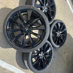 New Tesla Model 3 Rims And Tires 20” Oem Factory Wheels Rines Y Llantas Nuevas Fits Tesla Model 3 Tesla Model Y 